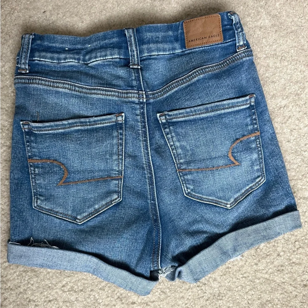 American Eagle Jean shorts size 4 - Picture 2 of 6
